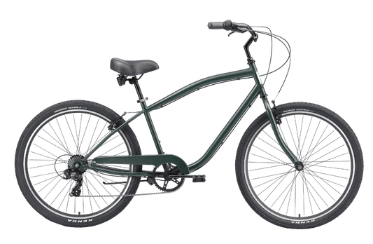 Gents Cruiser 7 Speed 27.5 Vintage Bike MY24 Green Bikes Reid