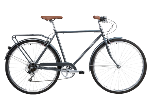 Gents Roadster Vintage Bike Charcoal Bikes Reid