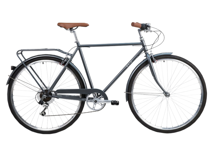 Gents Roadster Vintage Bike Charcoal