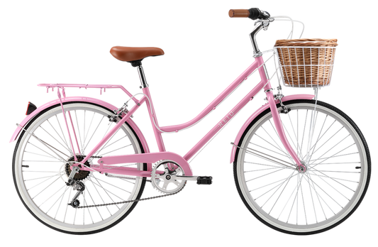 Girls Classic Petite 24" Vintage Bike Pink Bikes Reid