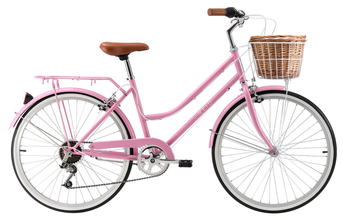 Girls Classic Petite 24" Vintage Bike Pink