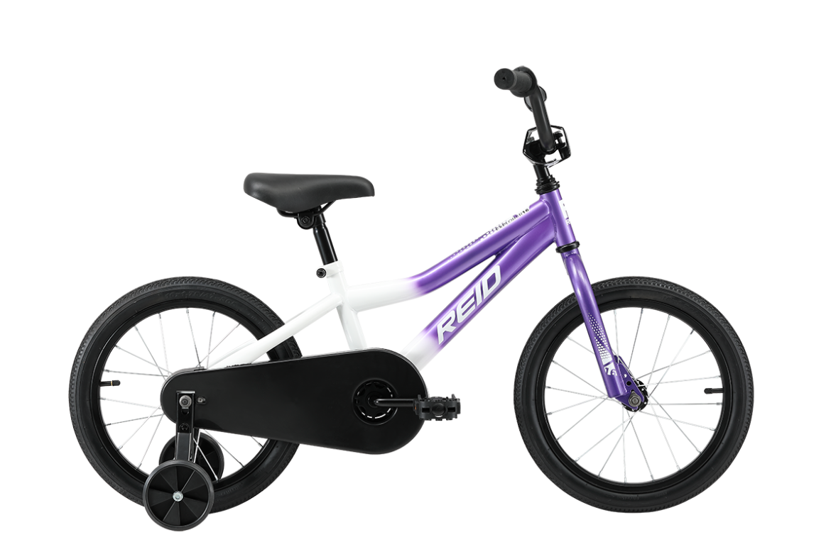 Girls Explorer S 16" Kids Bike Purple Bikes Reid   
