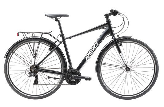City 1 Commuter Bike Black Bikes Reid