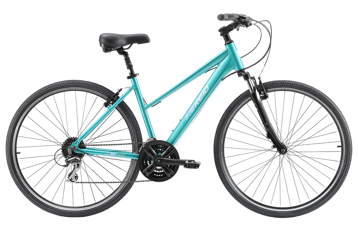 Comfort 3 Step Through Commuter Bike Turquoise Bikes Reid   
