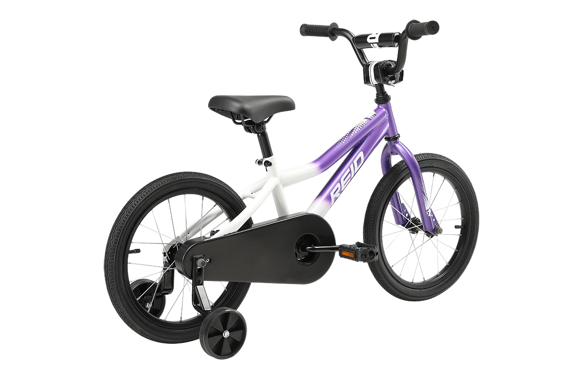 Girls Explorer S 16" Kids Bike Purple Bikes Reid   