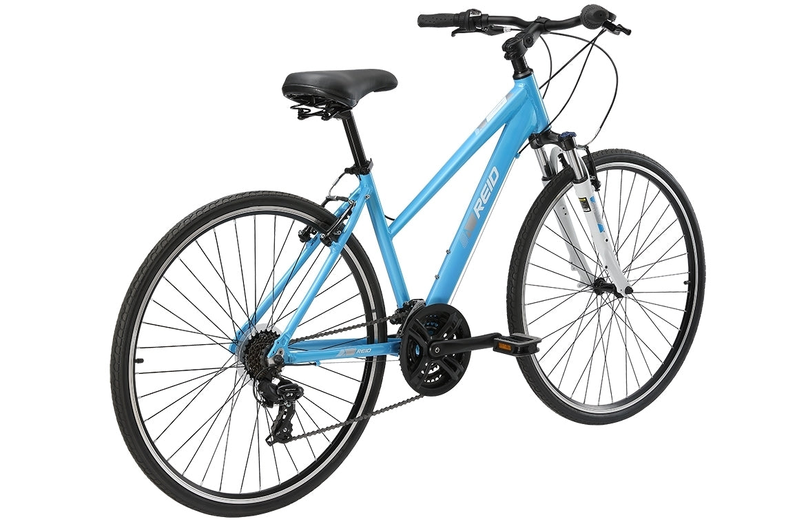 Comfort 2 Step Through Commuter Bike Light Blue Bikes Reid   
