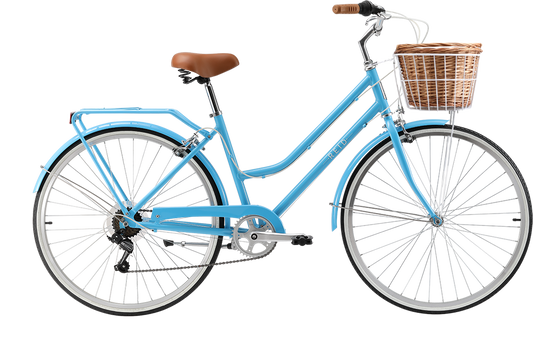 Ladies Classic Lite Vintage Bike Navy Bikes Reid
