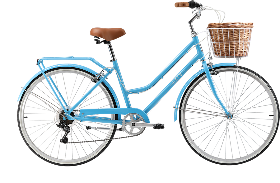 Ladies Classic Lite Vintage Bike Baby Blue