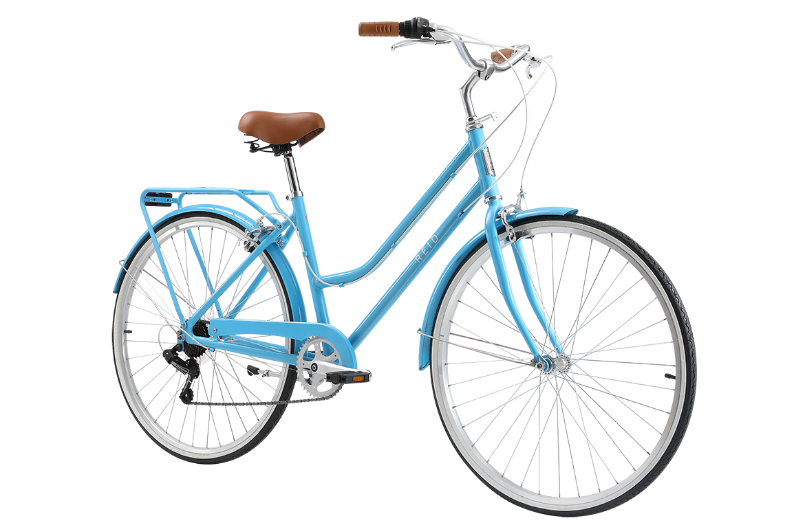 Ladies Classic Lite Vintage Bike Baby Blue Bikes Reid   