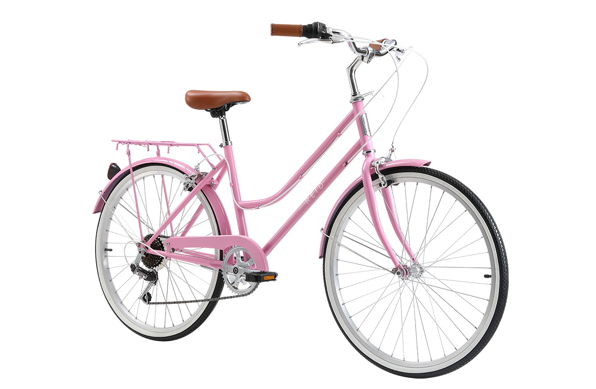 Girls Classic Petite 24" Vintage Bike Pink Bikes Reid   