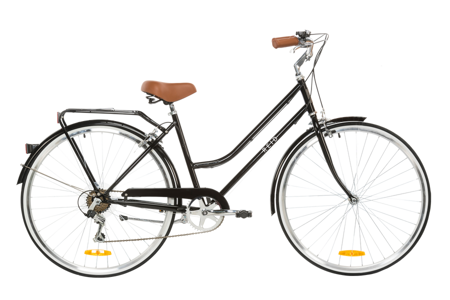 Ladies Classic 7-Speed Vintage Bike Black