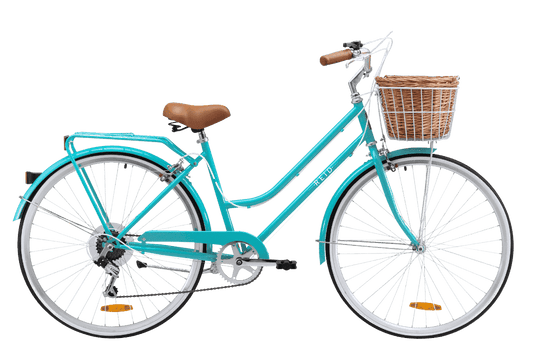 Ladies Classic 7-Speed Vintage Bike Turquoise Bikes Reid