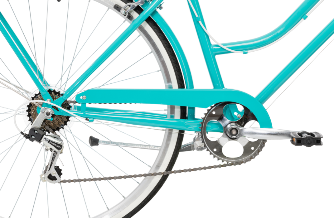 Turquoise vintage bike sale