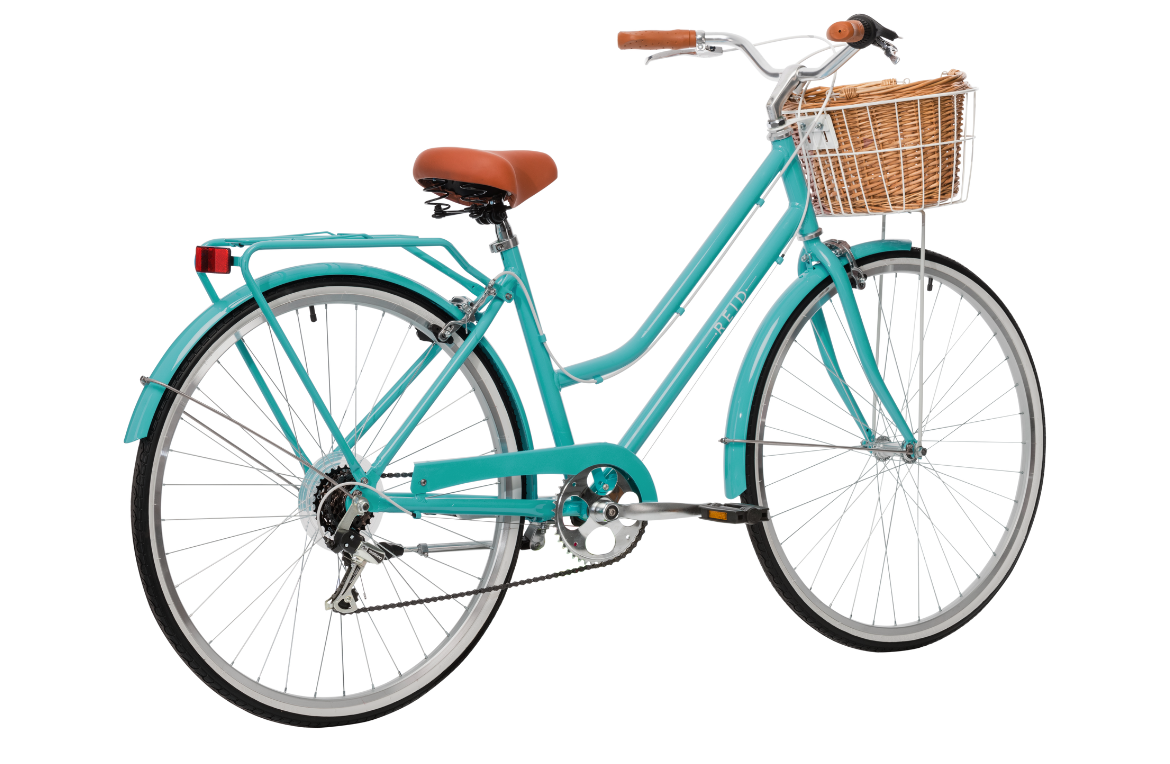 Ladies Classic 7-Speed Vintage Bike Turquoise Bikes Reid   