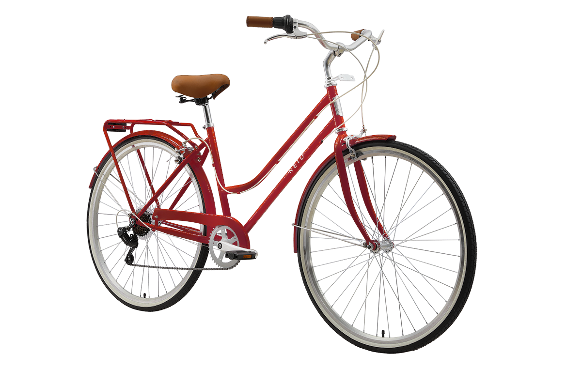 Ladies Classic Vintage Bike MY26 Red