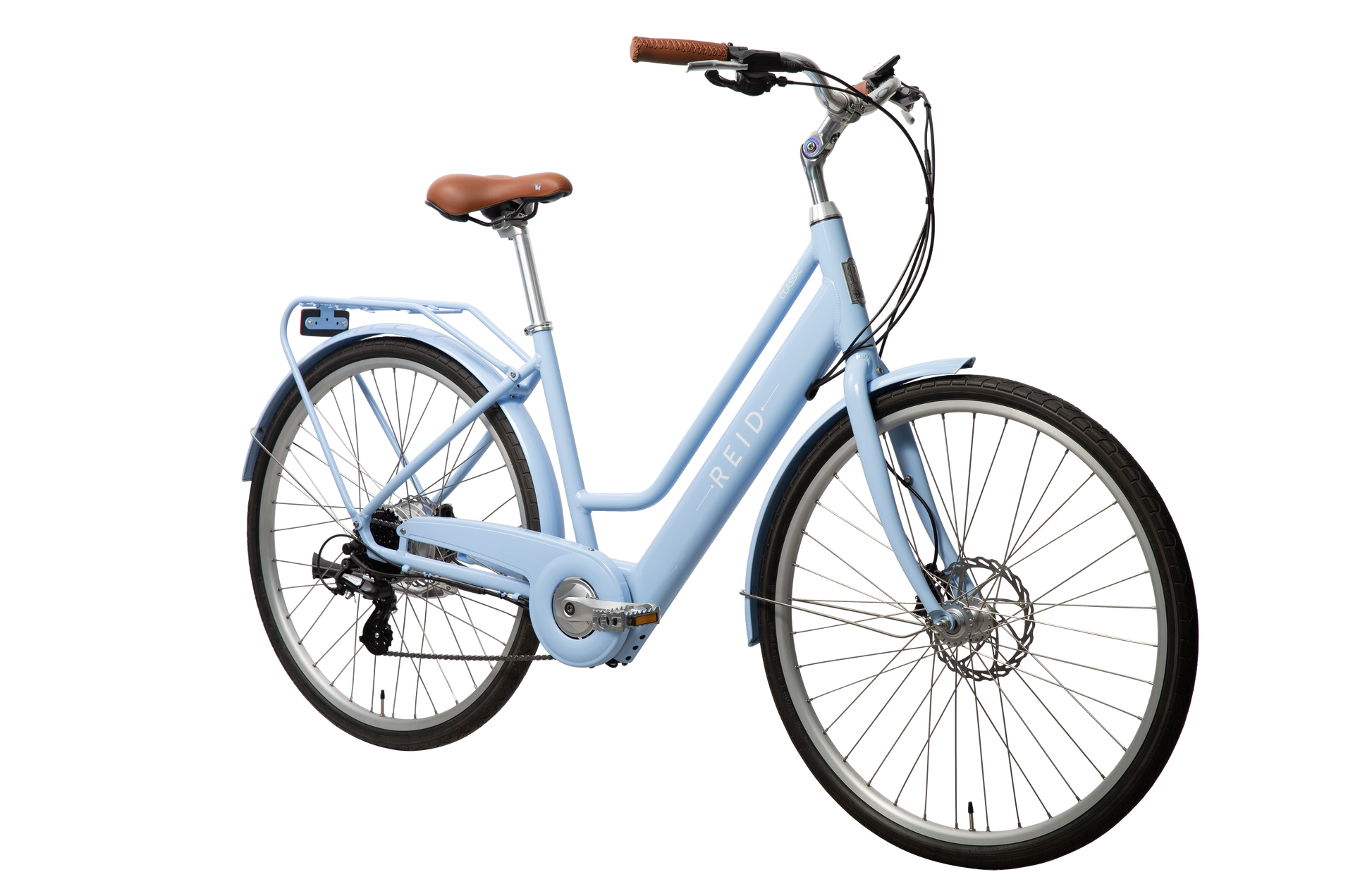 Ladies Classic eBike Baby Blue – Reid Bikes