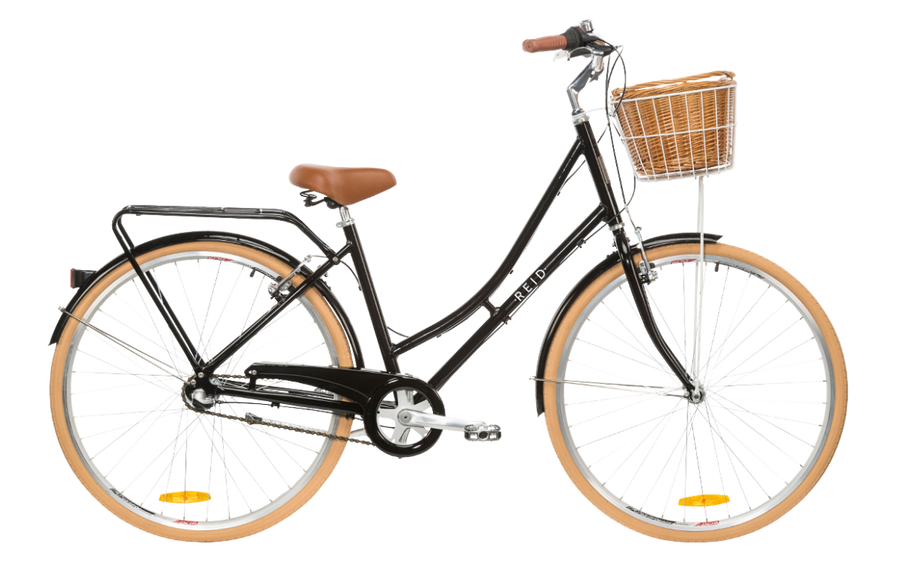 Ladies Deluxe 3-Speed Vintage Bike Black