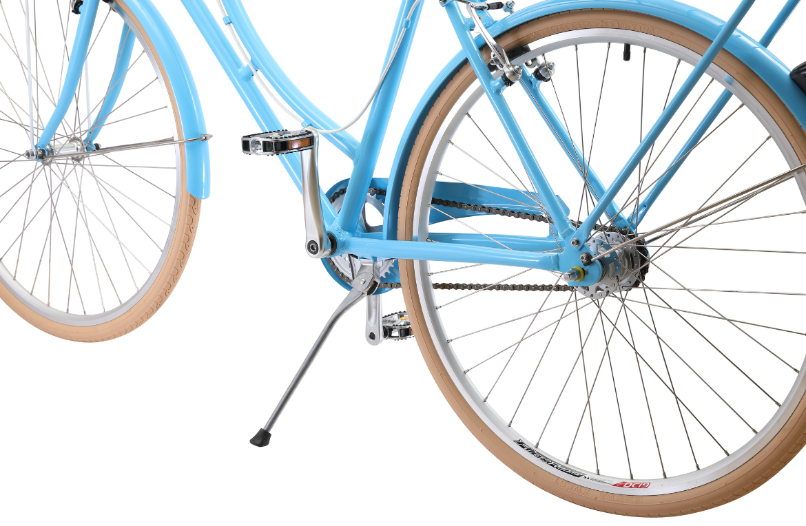 Ladies Deluxe 3-Speed Vintage Bike Baby Blue Bikes Reid   