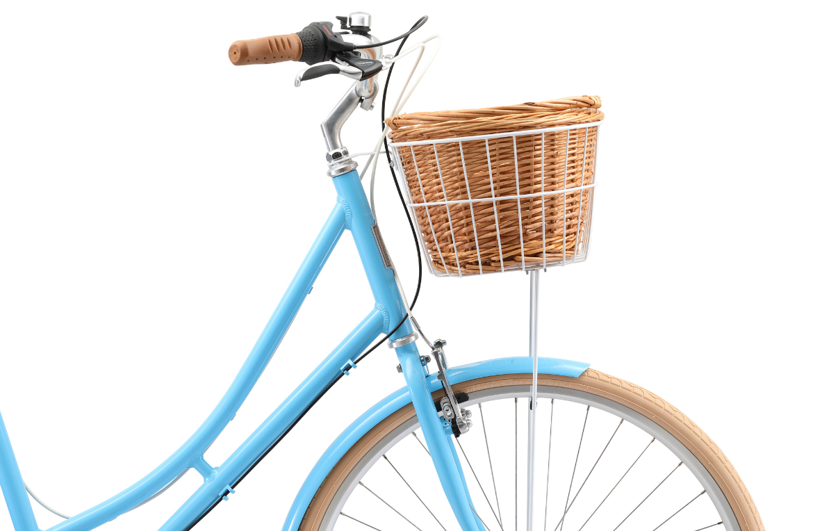 Ladies Deluxe 3-Speed Vintage Bike Baby Blue Bikes Reid   