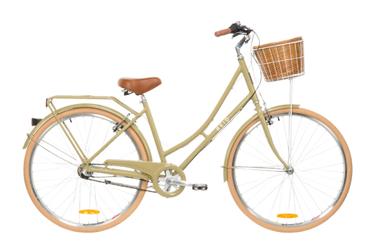 Ladies Deluxe 3-Speed Vintage Bike Coffee Bikes Reid