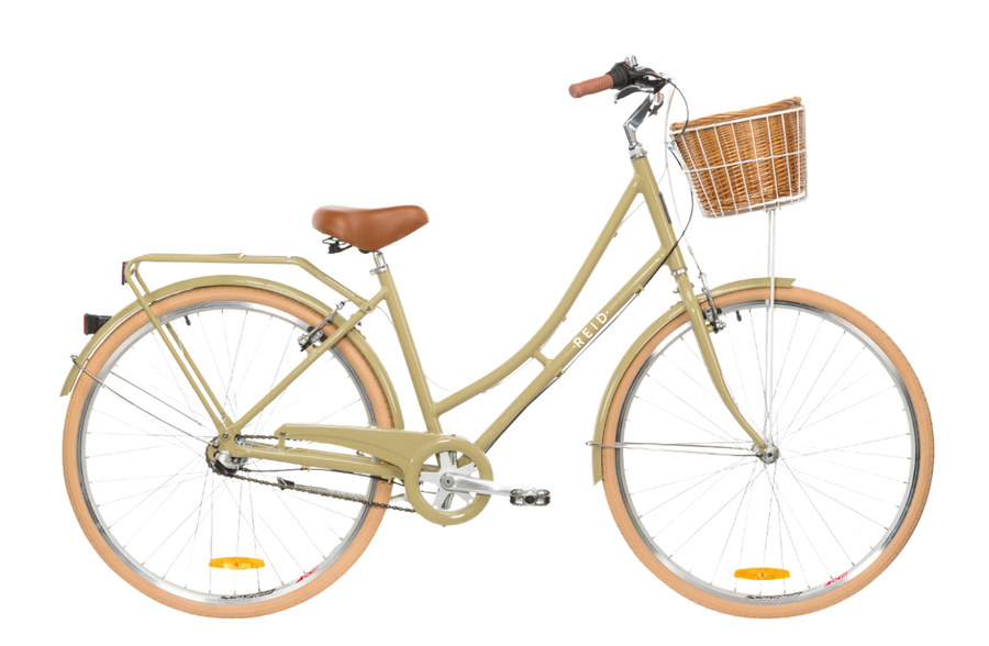 Ladies Deluxe 3-Speed Vintage Bike Coffee