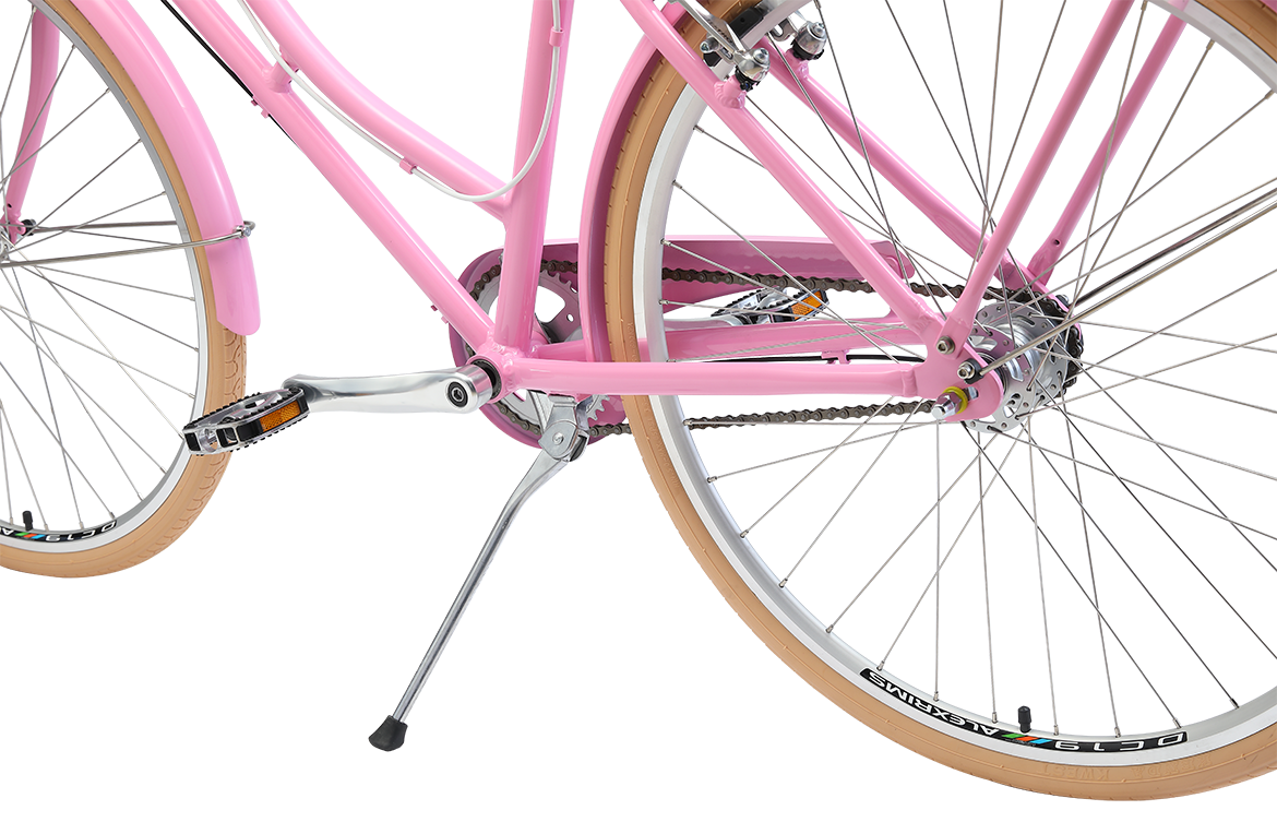 Ladies Deluxe 3 Speed Vintage Bike Pink Reid Bikes UK