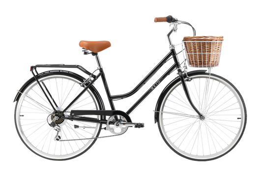 Ladies Classic Lite Vintage Bike Black Bikes Reid