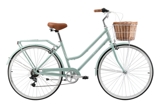 Ladies Classic Lite Vintage Bike Sage Bikes Reid