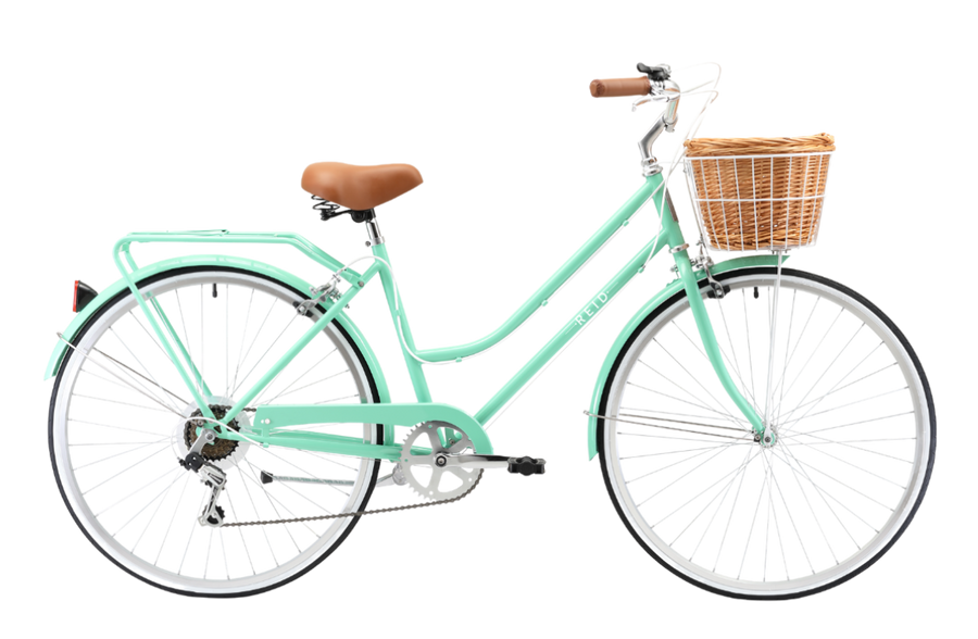 Ladies Classic 7-Speed Vintage Bike Mint Green