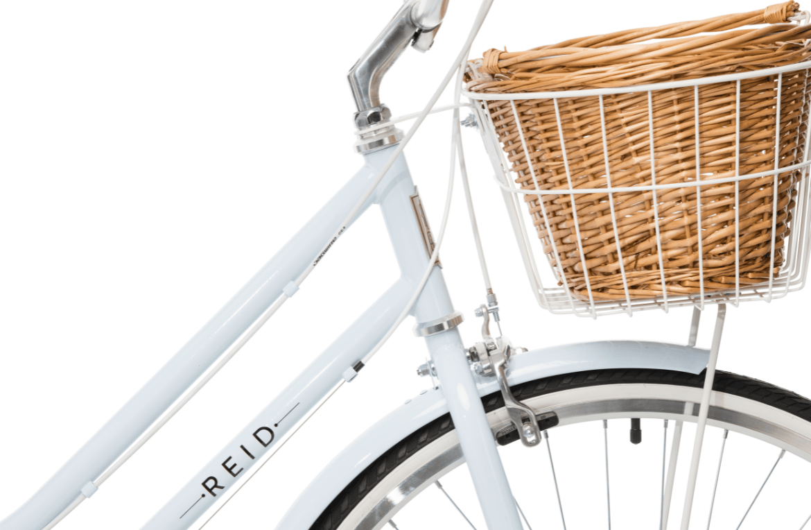 womens white bicycle Ladies Classic 7-Speed Vintage Bike White – Reid Bikes