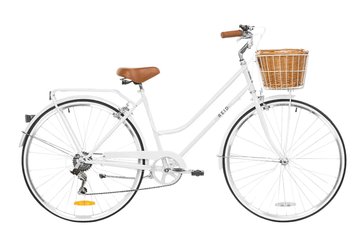 Ladies Classic 7-Speed Vintage Bike White Bikes Reid   