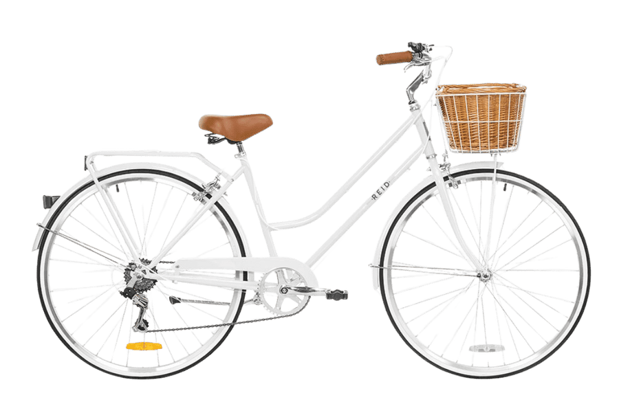 Ladies Classic 7-Speed Vintage Bike White