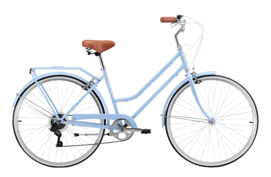 Ladies Classic 7-Speed Vintage Bike Sky Blue Bikes Reid