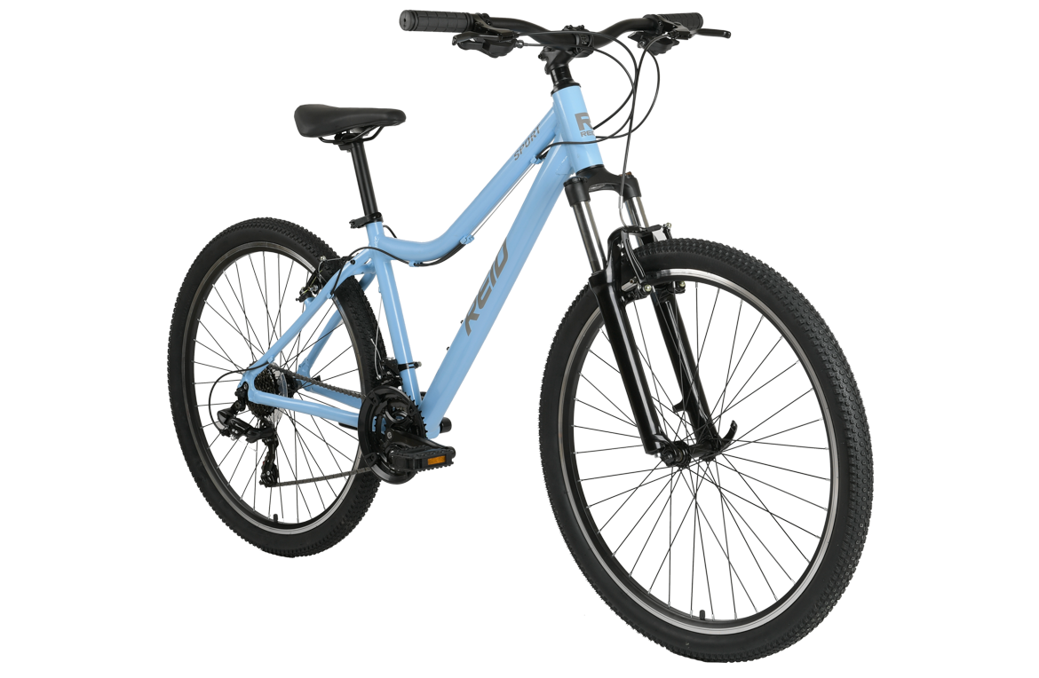 MTB Sport 27.5 WSD Mountain Bike MY24 Sky Blue Reid Bikes UK