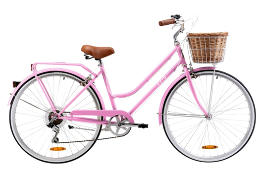 Ladies Classic 7-Speed Vintage Bike Pink Bikes Reid