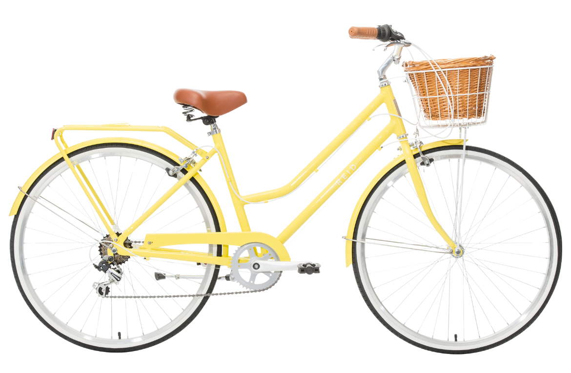 Ladies Classic Lite Vintage Bike Lemon