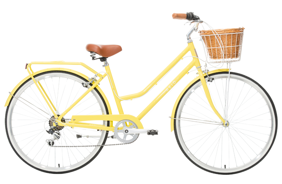 Ladies Classic Lite Vintage Bike Lemon