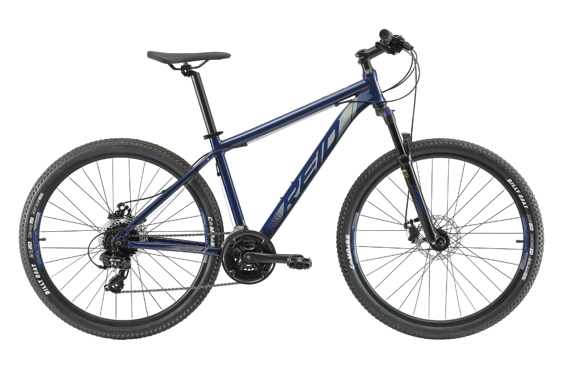 MTB Pro Disc Mountain Bike Dark Blue Bikes Reid   