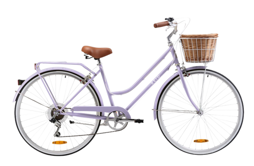 Ladies Classic 7-Speed Vintage Bike Lavender