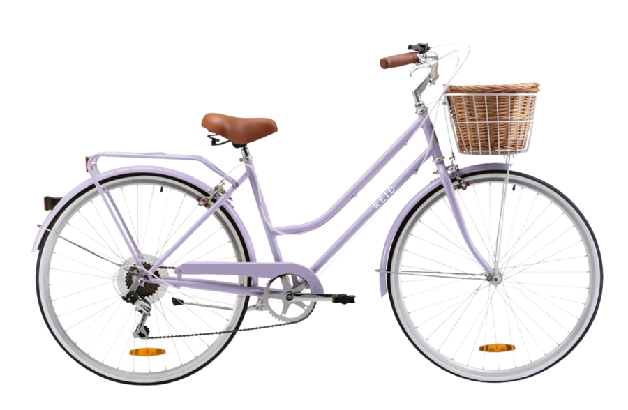 Ladies Classic 7-Speed Vintage Bike Lavender