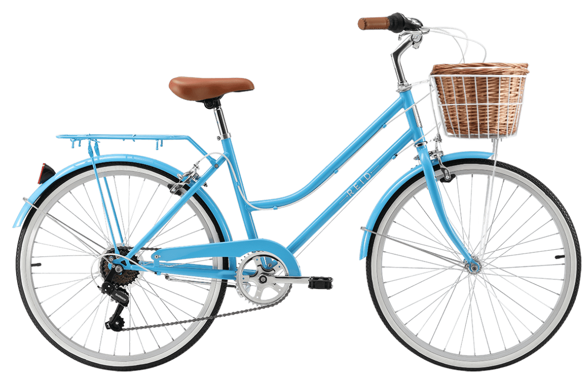 Girls Classic Petite 24" Vintage Bike Baby Blue